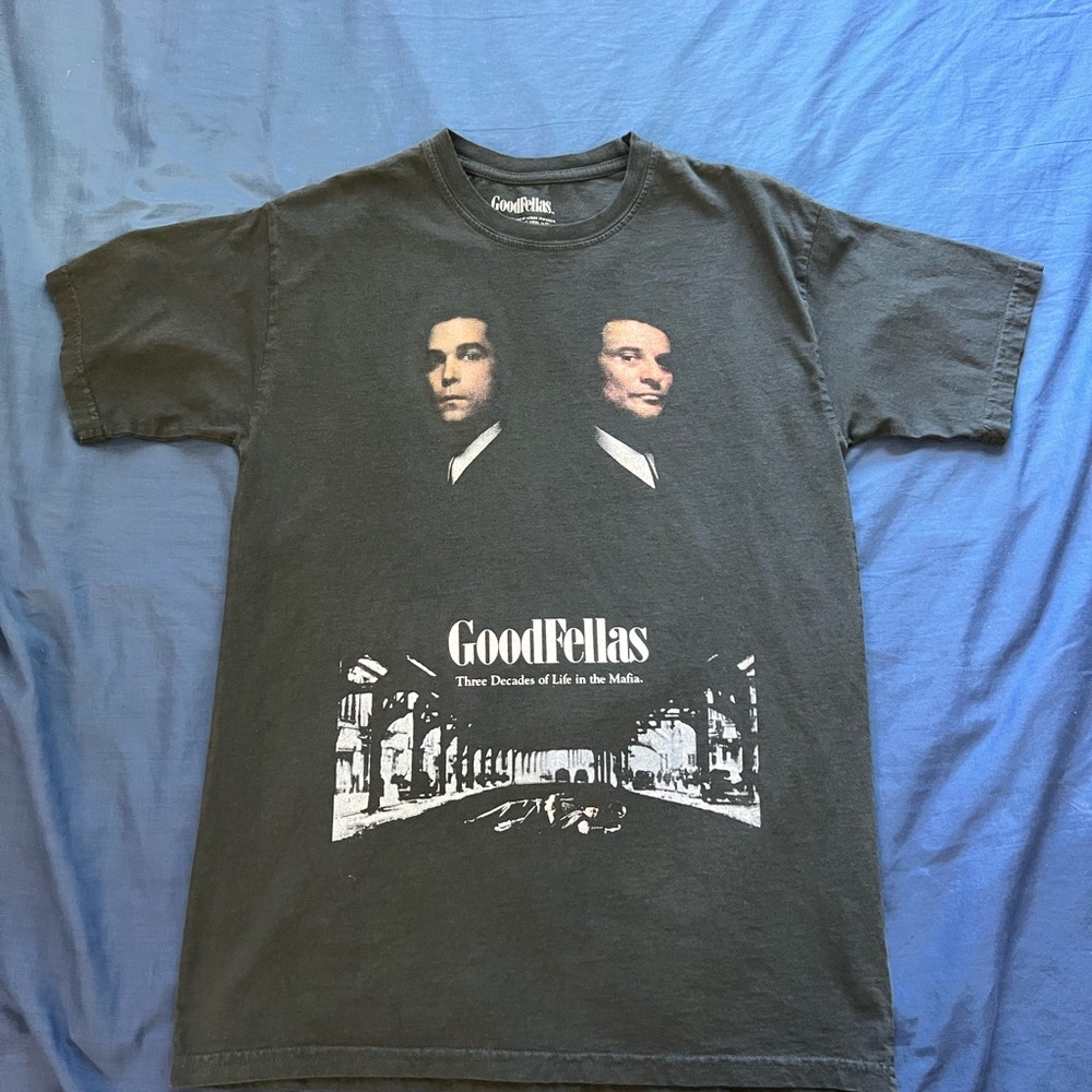 Good Fellas Vintage Graphic Black Tee Shirt
